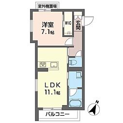 間取図画像 1LDK