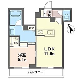 間取図画像 1LDK