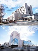 済生会宇都宮病院（徒歩7分・520ｍ）とＦＫＤ宇都宮店（徒歩4分・300ｍ）です。