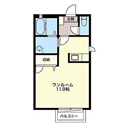間取図画像 ワンルーム