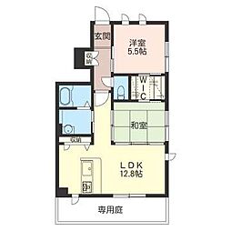 フェリス 2LDKの間取図画像