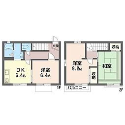 コアロードM 3DKの間取図画像