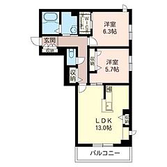 物件の間取り