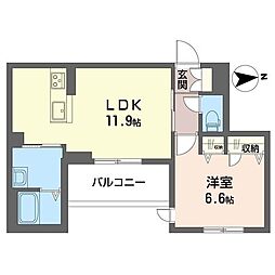 間取図画像 1LDK