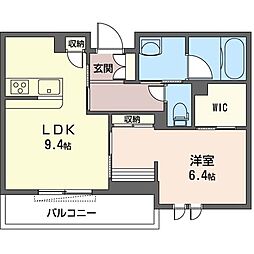 Premias南行徳 1LDKの間取図画像