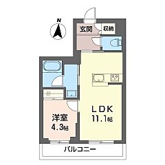 物件の間取り