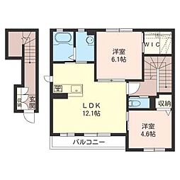 レガロ 2LDKの間取図画像