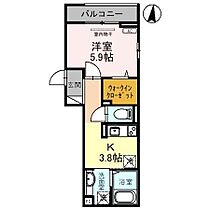 ルピナス 201 ｜ 群馬県前橋市南町３丁目41-2（賃貸アパート1K・2階・29.14㎡） その2