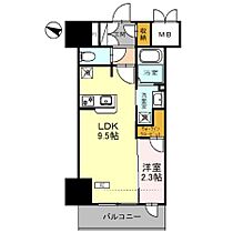 グラン・ルポ高崎 602 ｜ 群馬県高崎市新田町4-10（賃貸マンション1LDK・6階・30.01㎡） その2