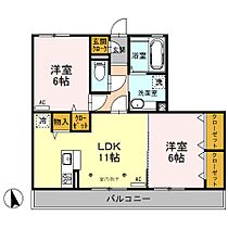 Ｆａｍｉｌｌｅ Ｍａｅｂａｓｈｉ  303 ｜ 群馬県前橋市天川大島町２丁目4-12（賃貸アパート2LDK・3階・56.96㎡） その2