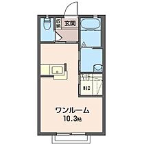 ルミエールA 102 ｜ 群馬県伊勢崎市下植木町607-3（賃貸アパート1R・1階・28.38㎡） その2