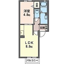 カーロ文京 202 ｜ 群馬県前橋市文京町２丁目10-24（賃貸アパート1LDK・2階・32.35㎡） その2