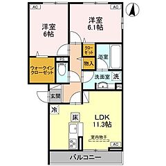 物件の間取り