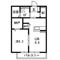 物件の間取り