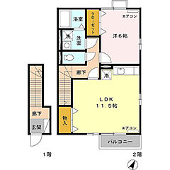 物件の間取り