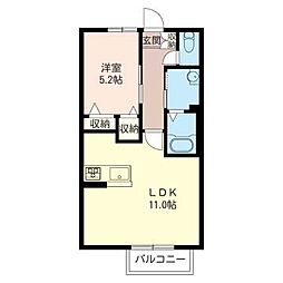 アンビエラ 1LDKの間取図画像