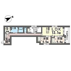 物件の間取り