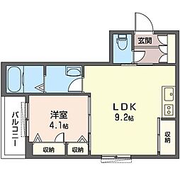 間取図画像 1LDK