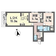 物件の間取り