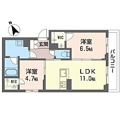 物件の間取り