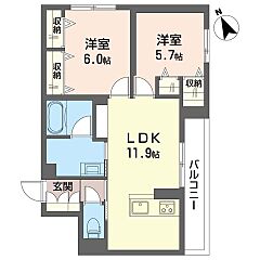 物件の間取り