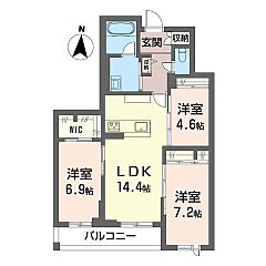 物件の間取り