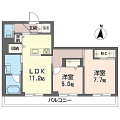 物件の間取り