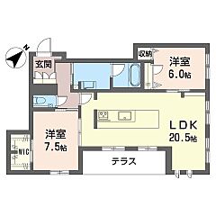 物件の間取り