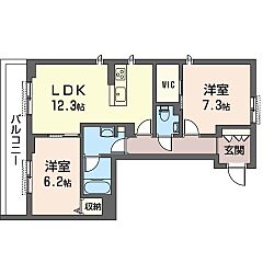 物件の間取り