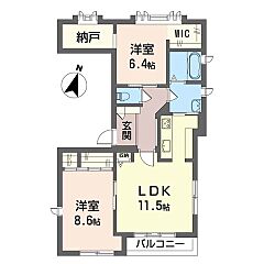 物件の間取り