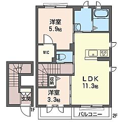 物件の間取り