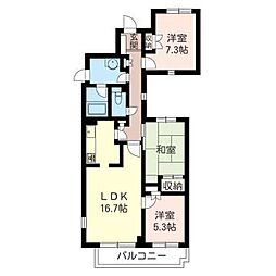 間取図画像 3LDK