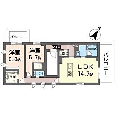 物件の間取り