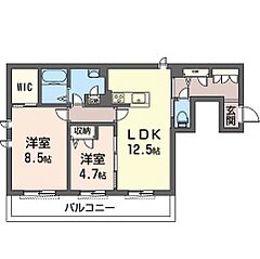 物件の間取り