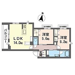物件の間取り