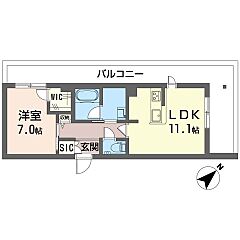物件の間取り