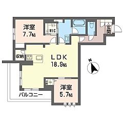 物件の間取り