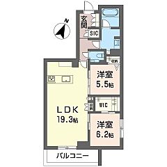 物件の間取り
