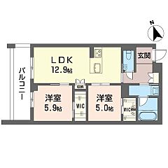 物件の間取り