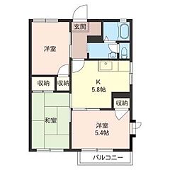物件の間取り