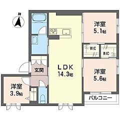 物件の間取り