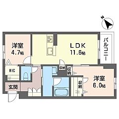 物件の間取り