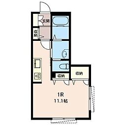 アベニール立石 ワンルームの間取図画像