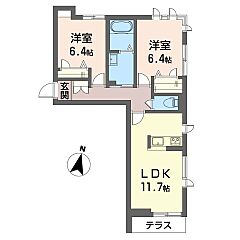 物件の間取り