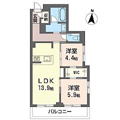 物件の間取り