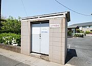 ゴミ置き場。扉付きなので鳥害対策にも最適です！