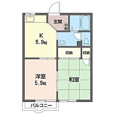 物件の間取り
