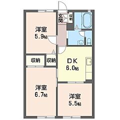 物件の間取り