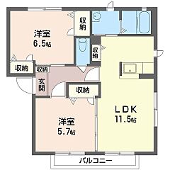 物件の間取り