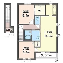 物件の間取り